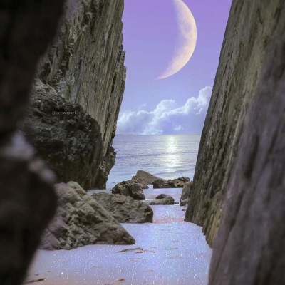 夕阳静景唯美 对你说说拜拜。