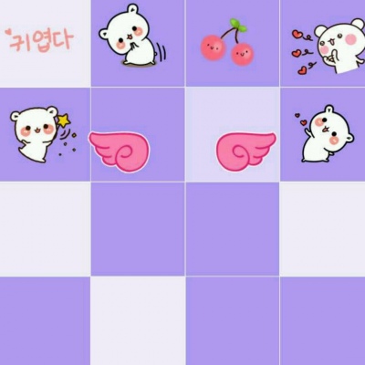 林知晚  简单可爱扣扣背景图