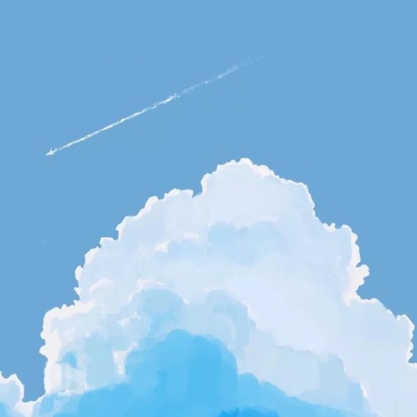 蓝色系小清新壁纸
