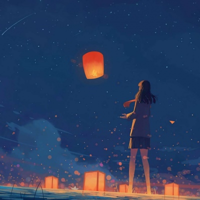 齐烟/跨过晨昏线   便是永夜#唯美#插图#