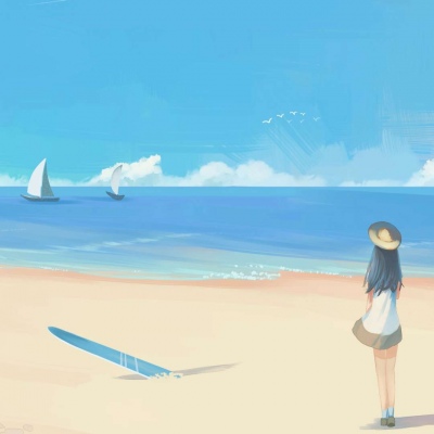 齐烟/跨过晨昏线   便是永夜#唯美#插图#
