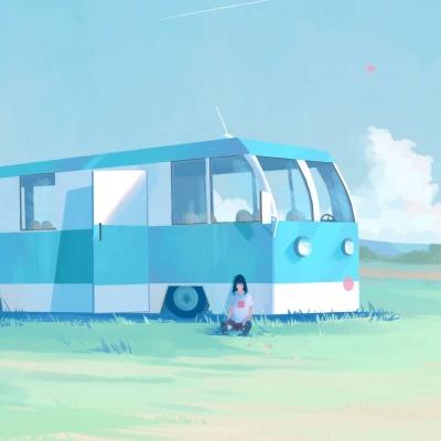 齐烟/跨过晨昏线   便是永夜#唯美#插图#