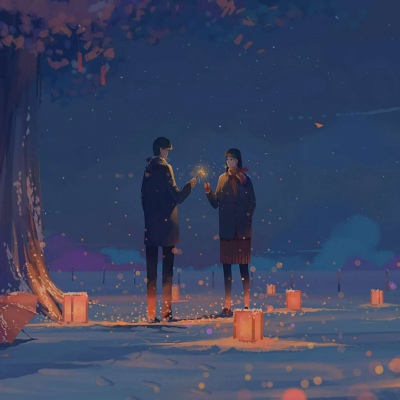 齐烟/跨过晨昏线   便是永夜#唯美#插图#