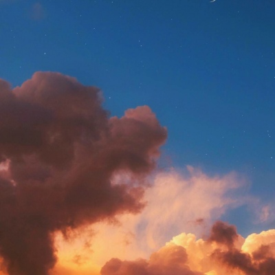 天空风景静物头像