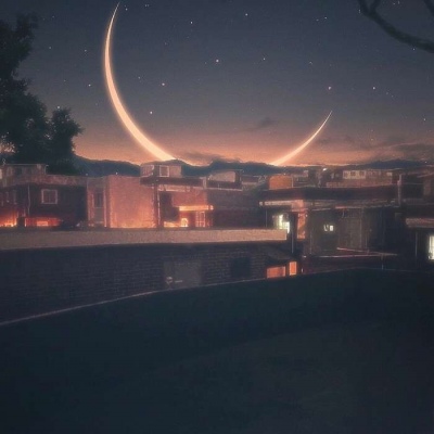 天空风景静物头像