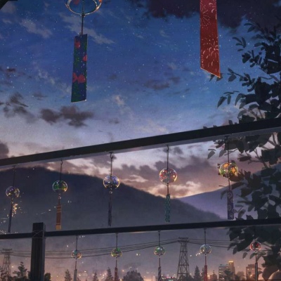 天空风景静物头像