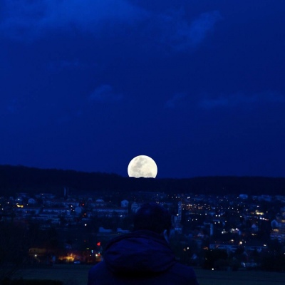夜，团头，壁纸