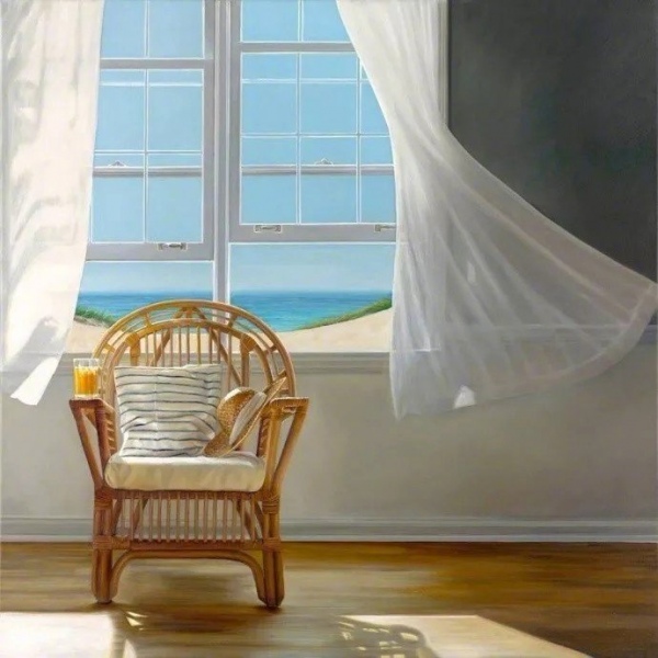 唯美家居风 静物/Karen Hollingsworth 绘画作品 起风了