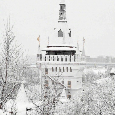 雪景/城市/白茫茫的一片/头像背景图