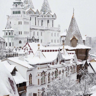 雪景/城市/白茫茫的一片/头像背景图