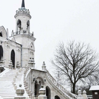 雪景/城市/白茫茫的一片/头像背景图