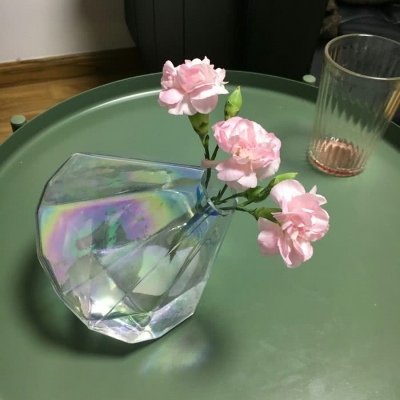 皆甜:绿色背景图/我寻找了半生的春天 你一笑 便是了