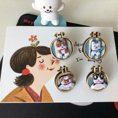 顾浔：森系可爱手工头像/背景图