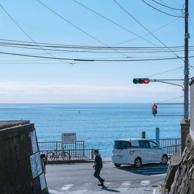 沫兮/冰岛/樱花季/黄昏/镰仓的海