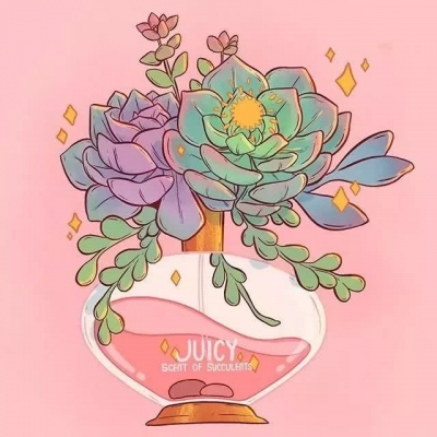 治愈系唯美插图.   窗外下着冷清清的雨