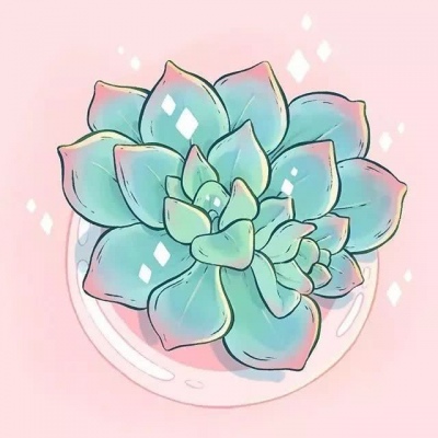 治愈系唯美插图.   窗外下着冷清清的雨