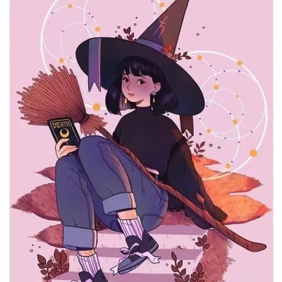治愈系唯美插图.   窗外下着冷清清的雨