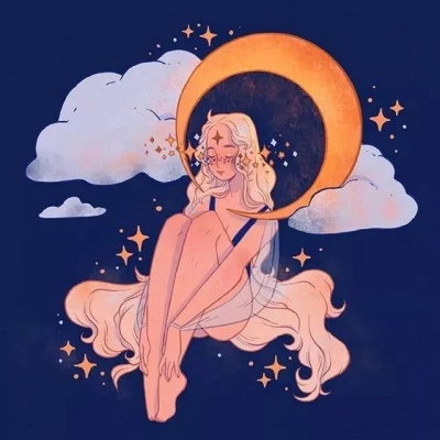 治愈系唯美插图.   窗外下着冷清清的雨