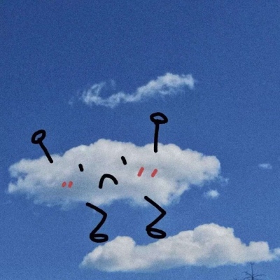 沈曦：唯美可爱天空云朵背景图