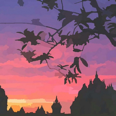 梦幻/手绘风景图