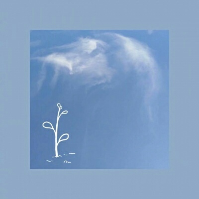 蓝色  天空