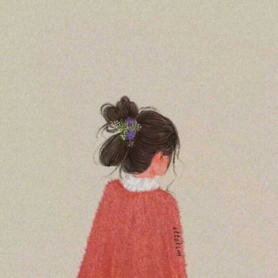 江奕/可爱唯美卡通手绘/我抓不住世间美好只好装出万物顺遂的样子