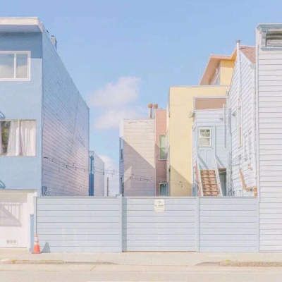 蓝粉系风景静物头像 跟你在一起的每一秒都是甜的