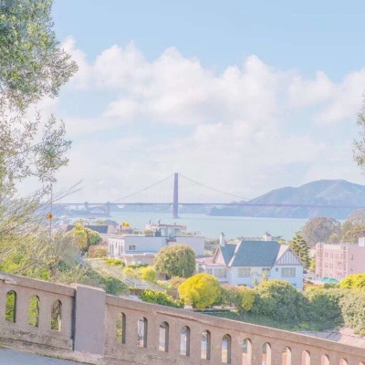 蓝粉系风景静物头像 跟你在一起的每一秒都是甜的