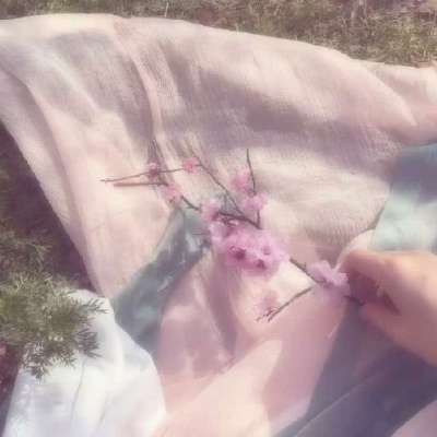 粉色唯美仙气背景图/做个精致的女孩.不烦世事 满心欢