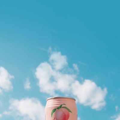 江奕/唯美蓝色天空小清新背景图/我携满天星辰以赠你 仍觉星辰不及你