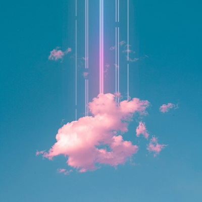 彩色云朵背景图