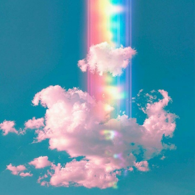 彩色云朵背景图