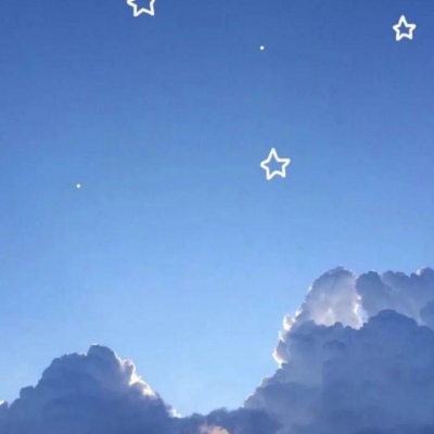 蓝色风景头像／期待明天