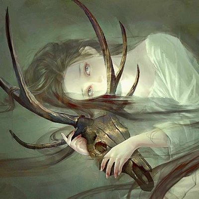 唐崎夜雨／二次元古风女生头像