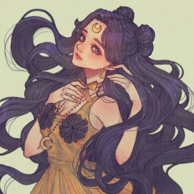 酒歌动漫插画女生头像