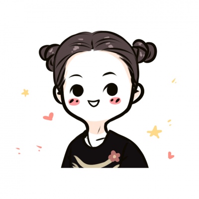 独二/简笔画 可爱/女生头像