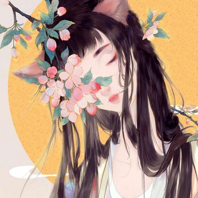 唐崎夜雨  二次元古风女生头像