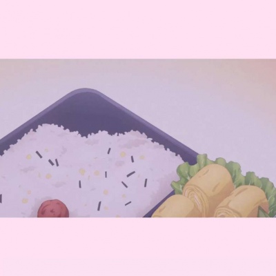 治愈系温暖动漫粉色背景图.优.热门.