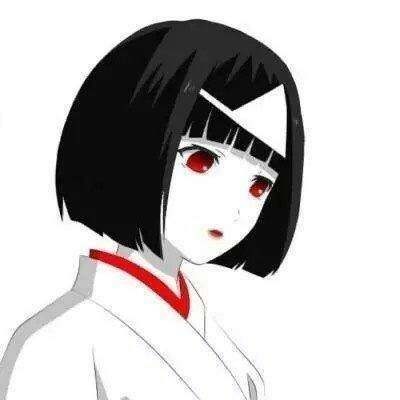 黑白的二次元头像，希望大家能喜欢?