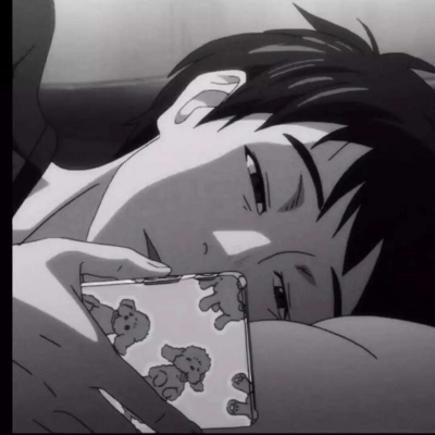 齐烟    黑白动漫男头     望喜