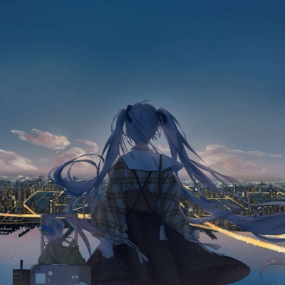 二次元高清动漫女头 初音未来