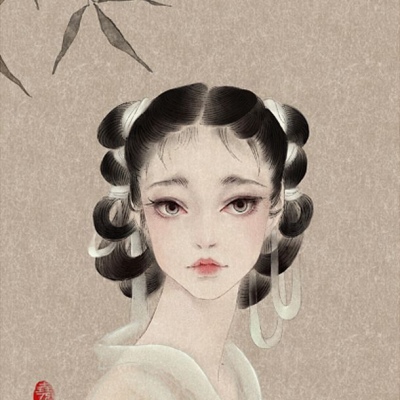 念七 古风精选女生手绘头像
