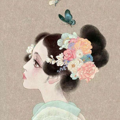 念七 古风精选女生手绘头像