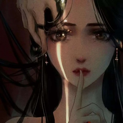 唐崎夜雨 二次元丧系女生头像