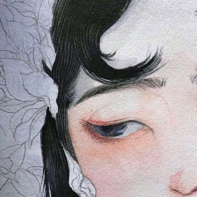 唐崎夜雨 二次元丧系女生头像