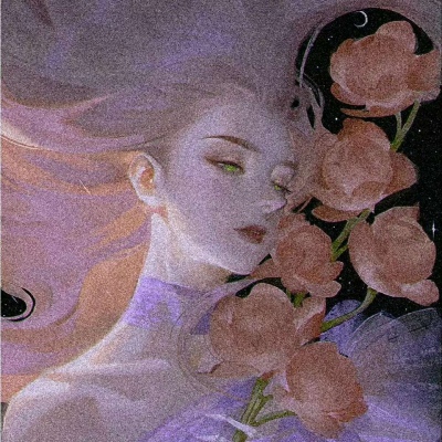唐崎夜雨 二次元丧系女生头像