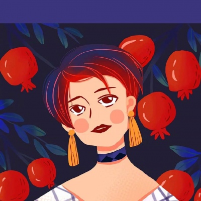 浔熙 插画女生头像 图源网络 侵权致歉