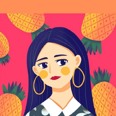 浔熙 插画女生头像 图源网络 侵权致歉