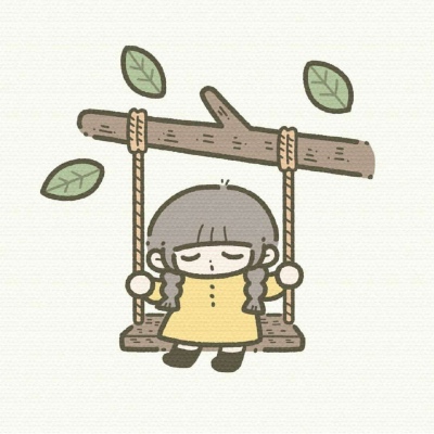 念七  手绘可爱卡通女生精致