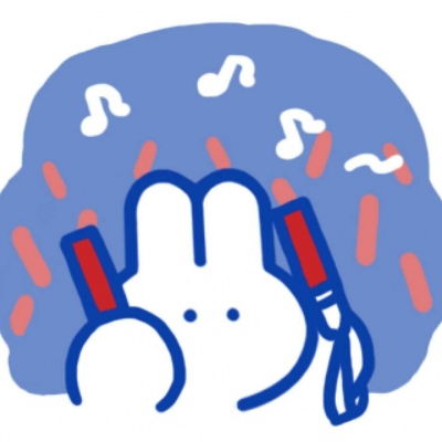 恬恬/最新蓝色兔兔表情包头像/兔兔日常